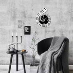 Piano Keyboard Wall Clock