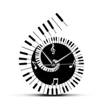 Piano Keyboard Wall Clock