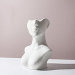 Woman Body Shape Ceramic Vase