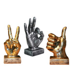 Hand sign ornament