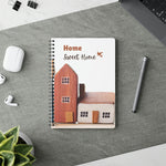 Home sweet home wire-bound notebook