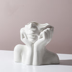 Woman Body Shape Ceramic Vase