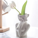 Woman Body Shape Ceramic Vase