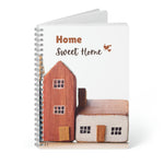 Home sweet home wire-bound notebook