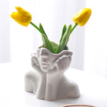 Woman Body Shape Ceramic Vase