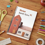 Home sweet home wire-bound notebook