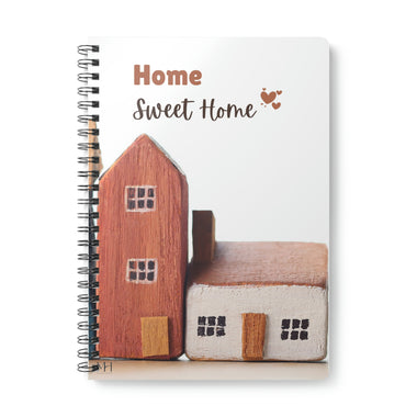 Home sweet home wire-bound notebook