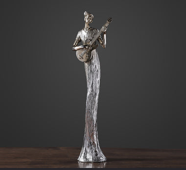 Guitar singer Statuette Decoration